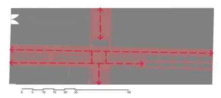 <a class="fancybox" rel="gallery-accessibility-and-circulation" href="https://www.cuipcairo.org/sites/default/files/styles/largest/public/p_a1_circulation.png?itok=8htxeo3-" title="Circulation analysis">Enlarge</a><br >2014, Aug 17, 12:08pm<br>Circulation analysis<br />The circulation analysis shows the effect of the flower boxes in  the middle of the passageway